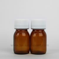 30 ml Syrup Bottle Glass Pharmacy Amber